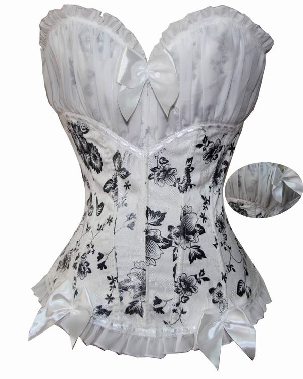 F3201    damask plastik boning santai and acara khusus korset shapewear